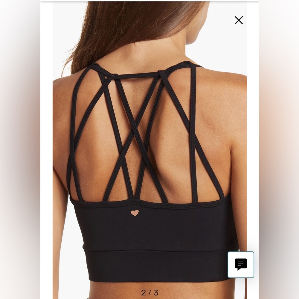 Electric Yoga Black Love Sports Bra - Picture 2 of 8